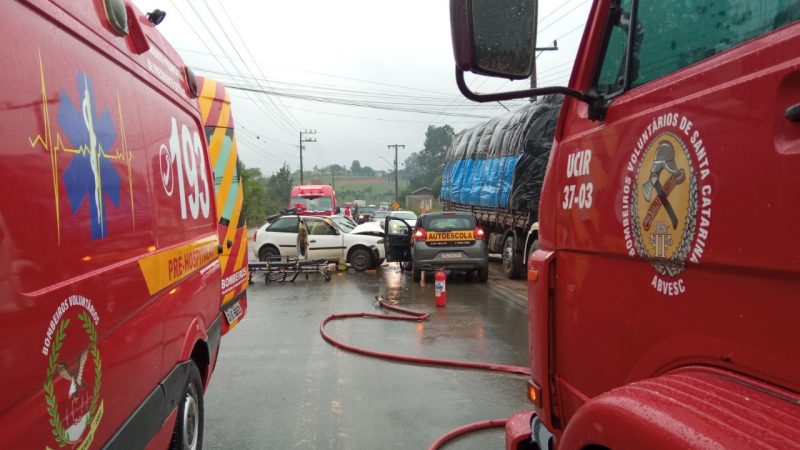 Corpora&ccedil;&atilde;o atendeu 2.348 ocorr&ecirc;ncias em 2022&nbsp; – Foto: Divulga&ccedil;&atilde;o/Bombeiros Volunt&aacute;rios de Presidente Get&uacute;lio/ND