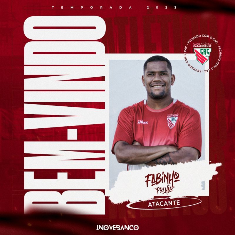 F&aacute;bio Polh&atilde;o &eacute; atacante e novo refor&ccedil;o do Atl&eacute;tico – Foto: CAC/Divulga&ccedil;&atilde;o/ND