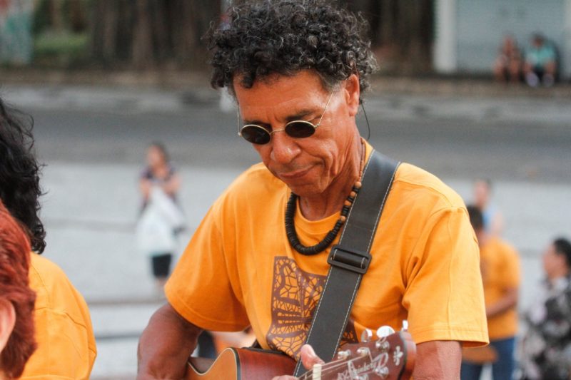 Carlinhos lembra dos festejos desde pequeno, nos anos 60 – Foto: Leo Munhoz/ND