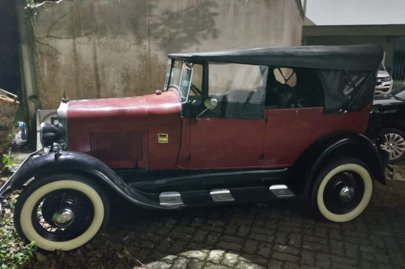 Carro de colecionador que havia sido furtado foi recuperado em Joinville – Foto: PC/Divulga&ccedil;&atilde;o