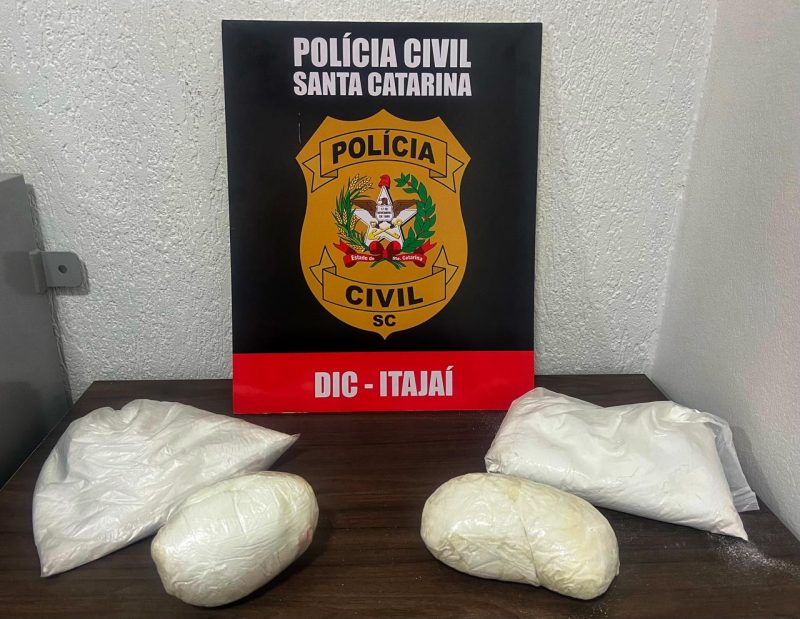 Drugs were found in the bed of the house where the crime took place – Photo: Civil Police/Reproduction/ND