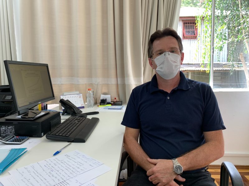 Coordenador da Vigil&acirc;ncia Epidemiol&oacute;gica municipal, Marcos Bortolanza – Foto: Marcos de Lima/Portal Peperi/Divulga&ccedil;&atilde;o/ND