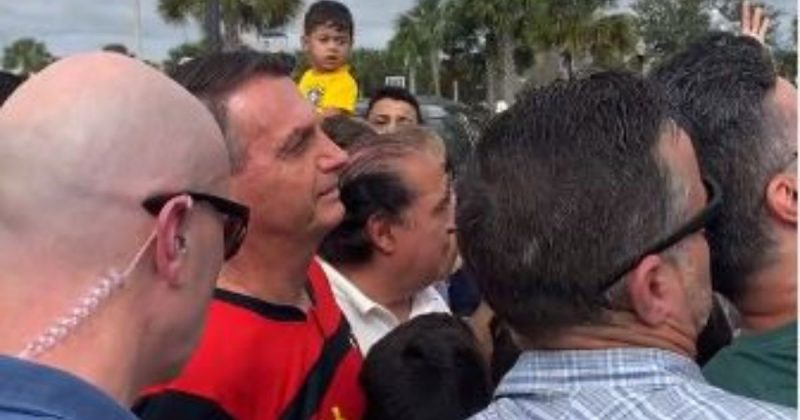 Apoiadores receberam Bolsonaro nos Estados Unidos – Foto: Reprodu&ccedil;&atilde;o/@maxguilhermerio01oficial/ND