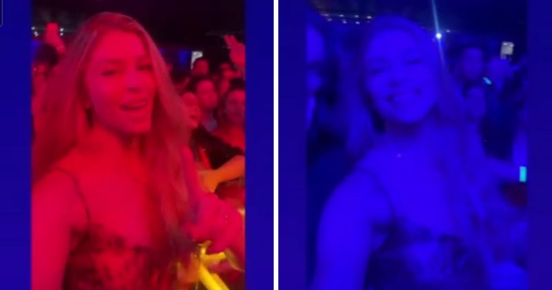 Grazi Massafera curte show de Jo&atilde;o Gomes e Jorge e Mateus em Balne&aacute;rio Cambori&uacute; – Foto: Reprodu&ccedil;&atilde;o/Internet