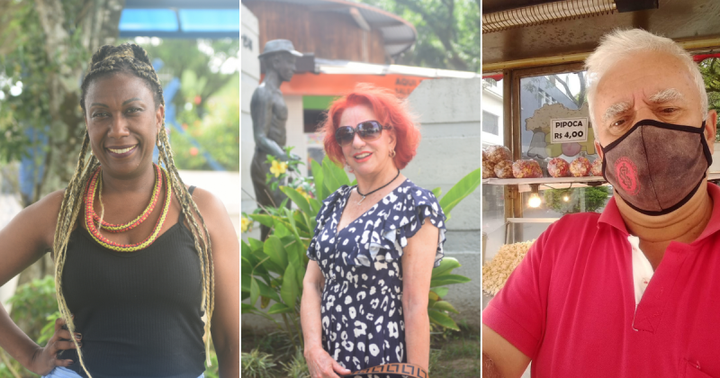 Cintia Santos, Zuleide Herrmann e Deoclecio Cechinel s&atilde;o s&iacute;mbolos de Crici&uacute;ma – Foto: Ulisses Job/Divulga&ccedil;&atilde;o/ND