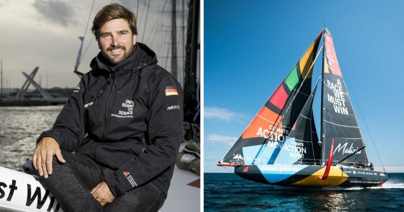 Capit&atilde;o do time Malizia sofre queimadura e est&aacute; fora da segunda etapa da The Ocean Race – Foto: Team Malizia/Reprodu&ccedil;&atilde;o