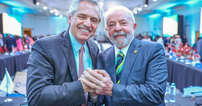 Lula se encontrou com o presidente argentino, Alberto Fern&aacute;ndez – Foto: Ricardo Stuckert/PR