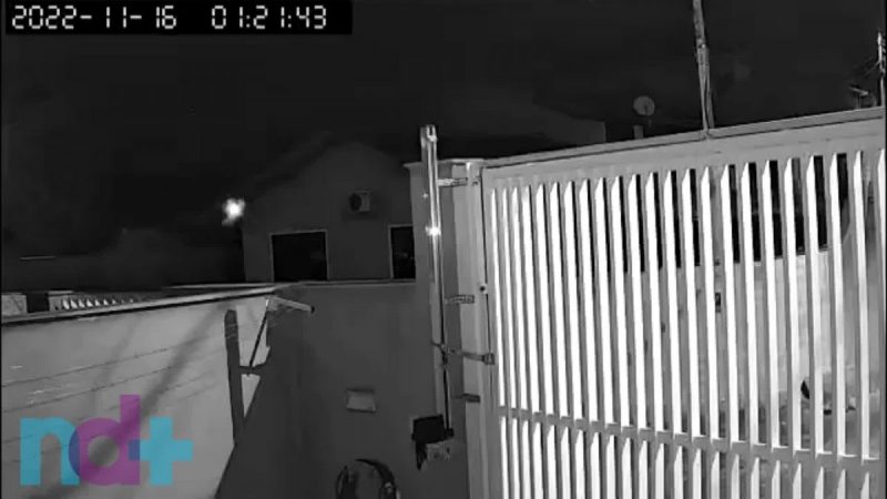 FRAME – Fam&iacute;lia de Blumenau est&aacute; recebendo a “visita” do OVNI h&aacute; cerca de seis meses – Foto: Arquivo pessoal/ND