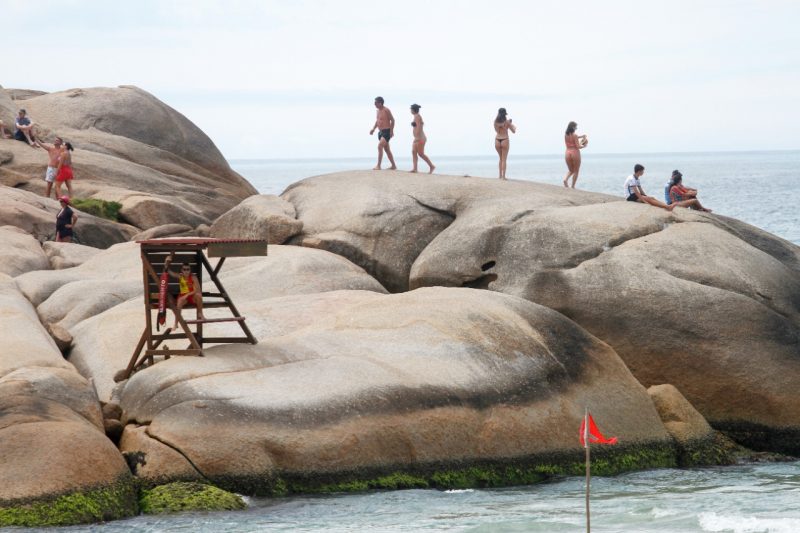 Cost&atilde;o da Joaquina, uma das praias mais perigosas de Florian&oacute;polis – Foto: Leo Munhoz/ND