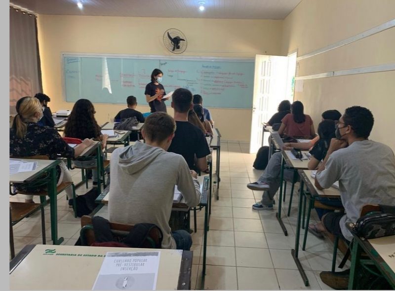 Cursinho Popular Inser&ccedil;&atilde;o oferece aulas na zona Sul de Joinville – Foto: Cursinho Inser&ccedil;&atilde;o/Divulga&ccedil;&atilde;o