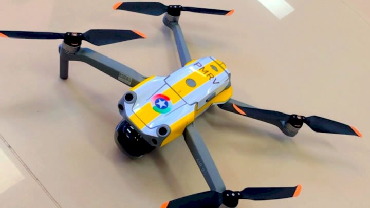 Os drones possuem lentes mais precisas e com alcance de at&eacute; 10 km de dist&acirc;ncia – Foto: Pol&iacute;cia Militar de Santa Catarina/Reprodu&ccedil;&atilde;o/ND