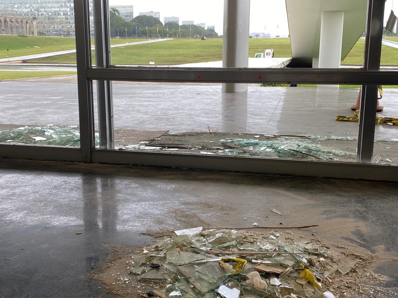 Relat&oacute;rio preliminar estima o valor dos danos &agrave; C&acirc;mara dos Deputados ap&oacute;s as invas&otilde;es de manifestantes em Bras&iacute;lia – Foto: Danila Bernardes/ND