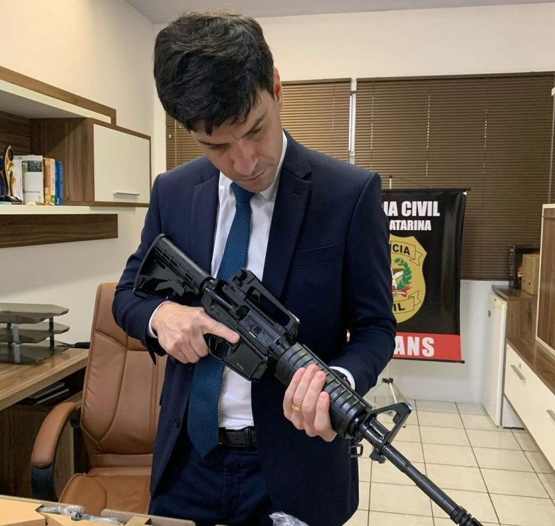 Delegado-geral da Pol&iacute;cia Civil em SC, Ulisses Gabriel: ” N&atilde;o haver&aacute; moleza para criminosos”&nbsp;