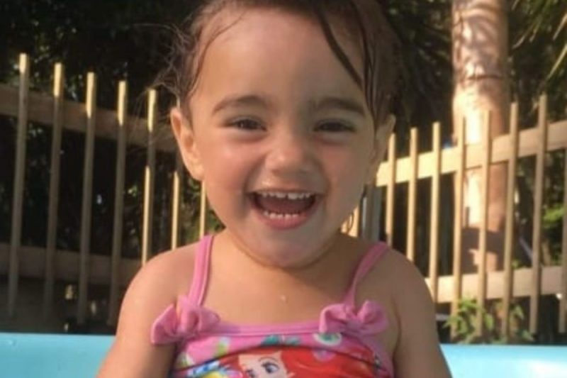 Liv&iacute;a Stefany Klaczek se afogou no dia 30 de dezembro em uma piscina na casa de familiares em Guaramirim – Foto: Reprodu&ccedil;&atilde;o/Internet