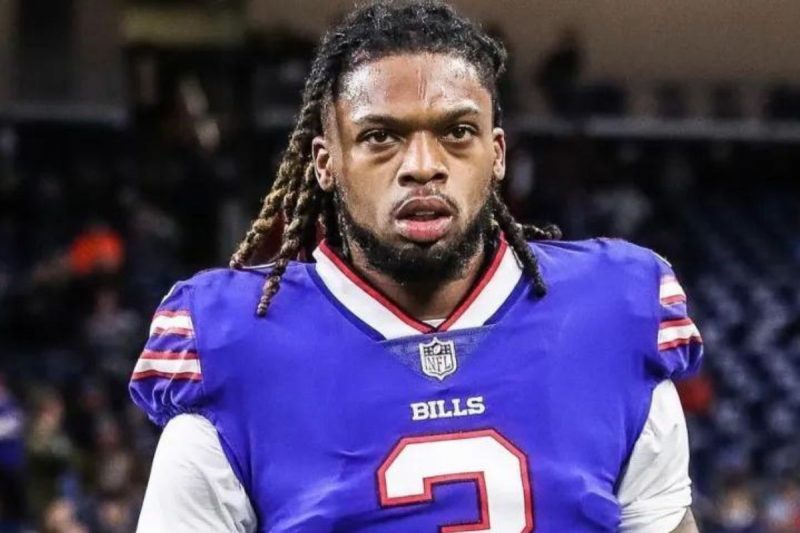 Damar Hamlin sofreu uma parada card&iacute;aca durante o jogo entre o Buffallo Bills e o Cincinnati Bengals – Foto: Reprodu&ccedil;&atilde;o/Instagram