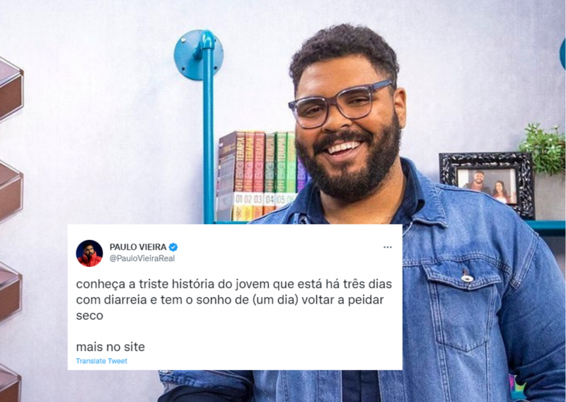 Paulo Vieira comenta caso de virose e internet n&atilde;o perdoa – Foto: @paulovieira.oficial/Instagram/Reprodu&ccedil;&atilde;o/ND