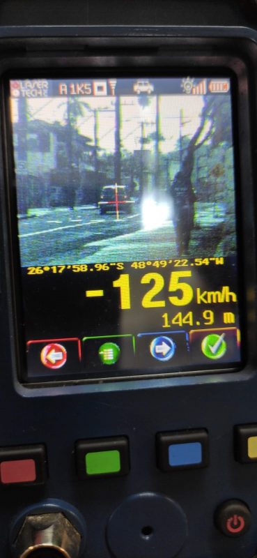 Registro foi feito &agrave;s 9h – Foto: Detrans/Divulga&ccedil;&atilde;o/ND