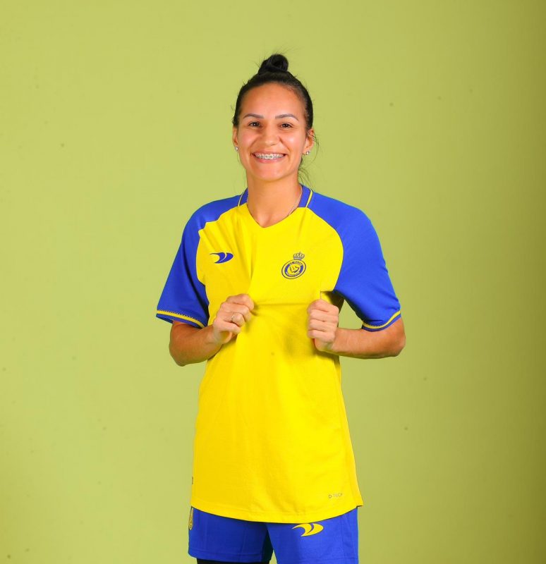 Marina H&ouml;her &eacute; manezinha e joga no mesmo clube de Cristiano Ronaldo – Foto: Divulga&ccedil;&atilde;o/ND