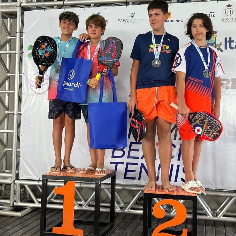 Pedro e Enzo venceram a competi&ccedil;&atilde;o sub-14 – Foto: Reprodu&ccedil;&atilde;o/ND