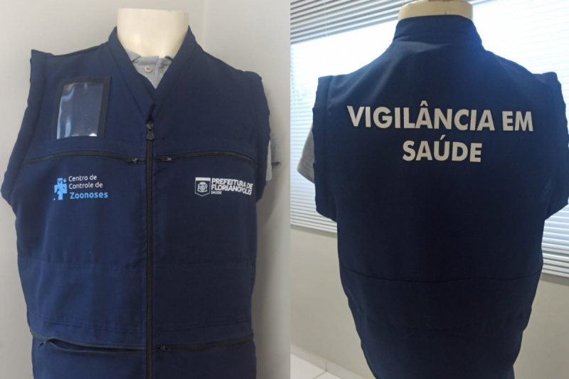 O falso agente usava camisa branca do SUS, mas a prefeitura alerta que os servidores do Centro de Zoonose usam um colete azul com identifica&ccedil;&atilde;o – Foto: Prefeitura de Florian&oacute;polis/Divulga&ccedil;&atilde;o/ND