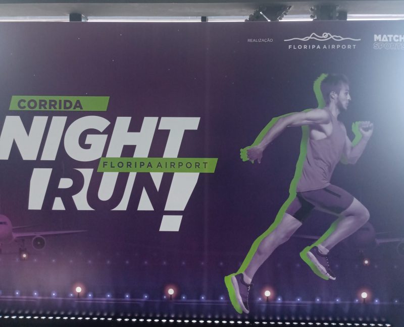 Florian&oacute;polis ter&aacute; corrida dentro do Aeroporto Herc&iacute;lio Luz – Foto: Fabio Gadotti/ND