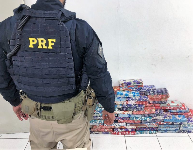De acordo com a pol&iacute;cia, o preju&iacute;zo para o tr&aacute;fico de drogas ultrapassa R$ 200 mil reais. – Foto: PRF/Divulga&ccedil;&atilde;o/ND