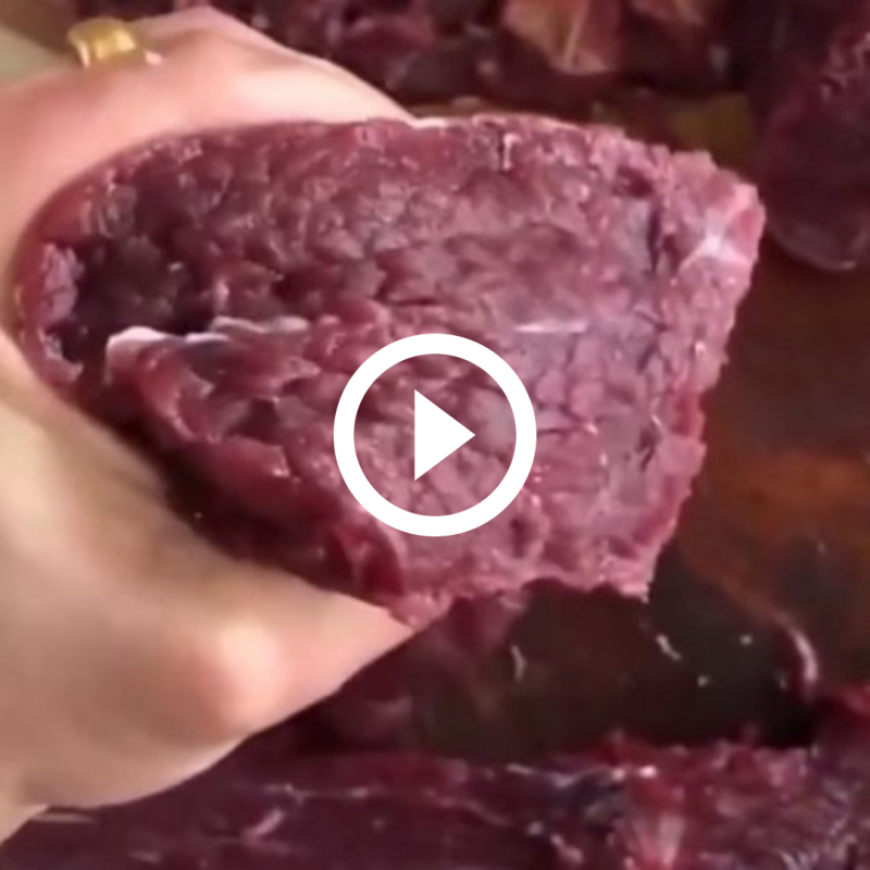 T&aacute; vivo? V&iacute;deo de peda&ccedil;o de carne com ‘espasmo’ viraliza na internet; assista – Foto: Reprodu&ccedil;&atilde;o/ND