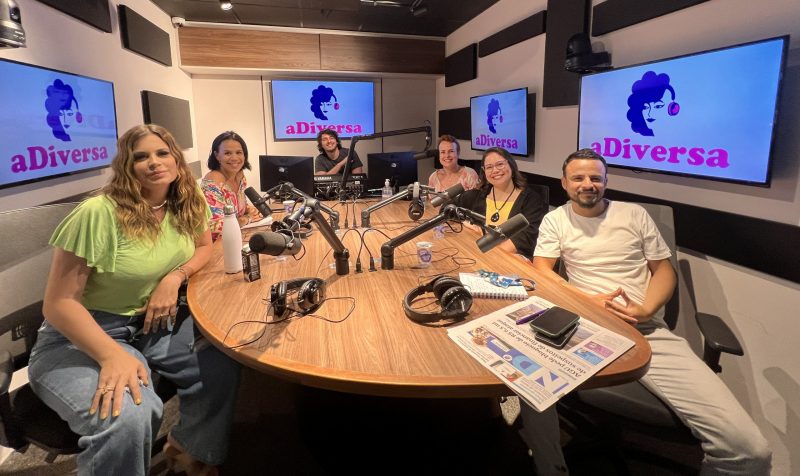 Gravação podcast aDiversa