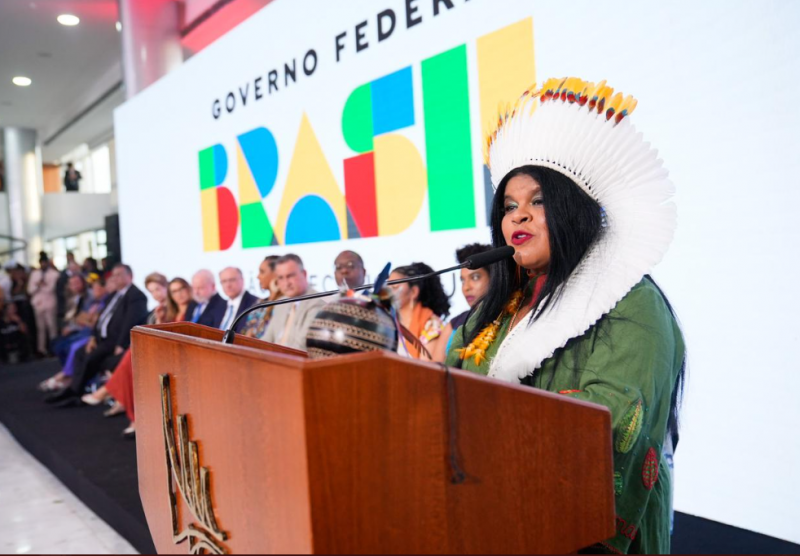 S&ocirc;nia Guajajara assume o Minist&eacute;rio dos Povos Ind&iacute;genas – Foto: Leo Otero/PSOL/Reprodu&ccedil;&atilde;o/ND