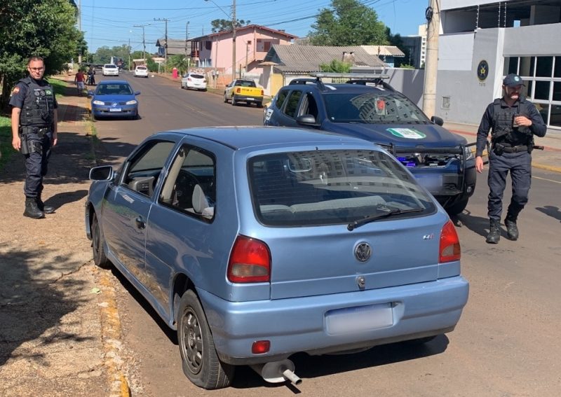 Um homem fugiu da abordagem policial e foi perseguido em Chapec&oacute;. &mdash; Foto: Guarda Municipal/Reprodu&ccedil;&atilde;o/ND