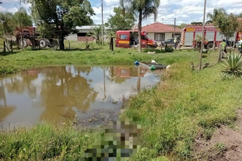 Local onde o corpo foi encontrado – Foto: Corpo de Bombeiros Militar/Divulga&ccedil;&atilde;o