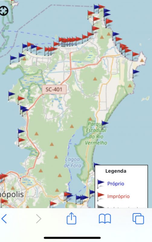 Vergonhosa polui&ccedil;&atilde;o nas mais frequentadas e valorizadas praias da Capital – Foto: IMA/Reprodu&ccedil;&atilde;o/ND