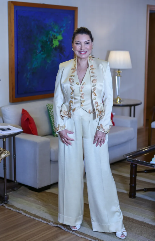 Look de Janja na posse de Lula