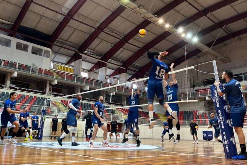 Joinville V&ocirc;lei intensifica os treinos para a estreia da Superliga B – Foto: Jean Balbinoti/Joinville V&ocirc;lei/Divulga&ccedil;&atilde;o/ND