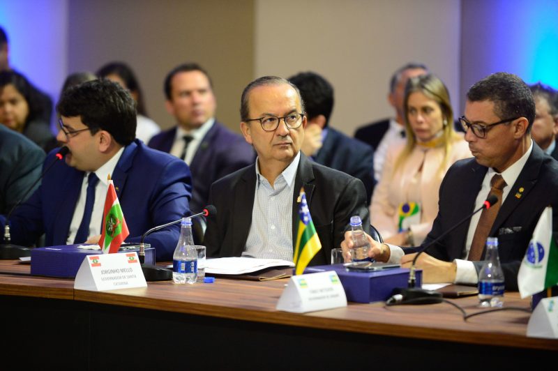 Governador Jorginho Mello participa de encontro com o presidente Lula nesta sexta-feira – Foto: Secom/Divulga&ccedil;&atilde;o