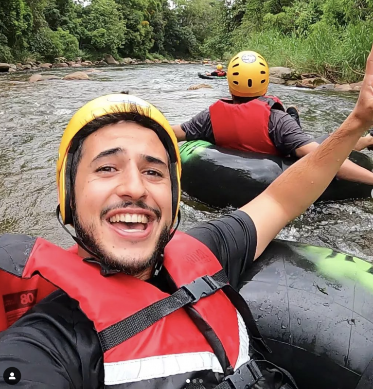Lucas Leal encarou a aventura pelo Rio Cubat&atilde;o – Foto: Divulga&ccedil;&atilde;o/NDTV