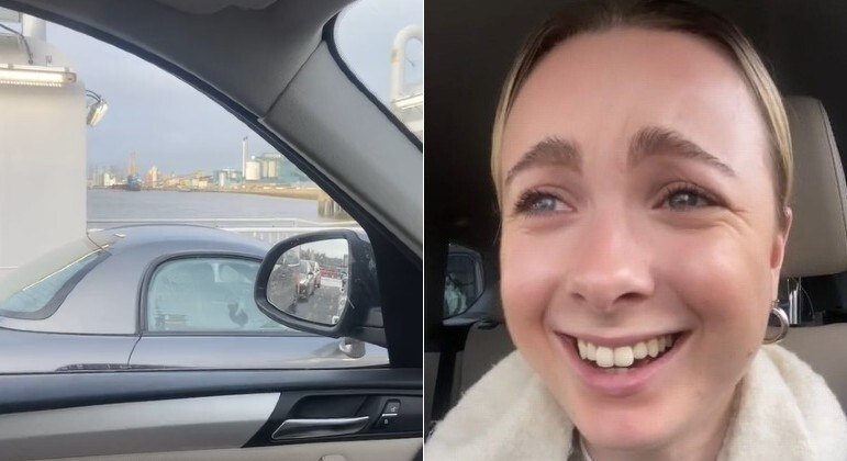 Motorista a caminho do trabalho confunde balsa com ponte e diverte web – Foto: Internet/Reprodu&ccedil;&atilde;o/ND