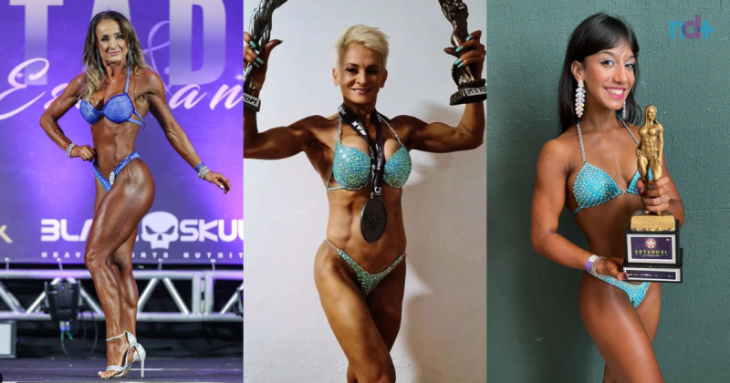 Mulheres inspiram no fisiculturismo feminino – Foto: Instagram/Reprodu&ccedil;&atilde;o/Colagem/ND