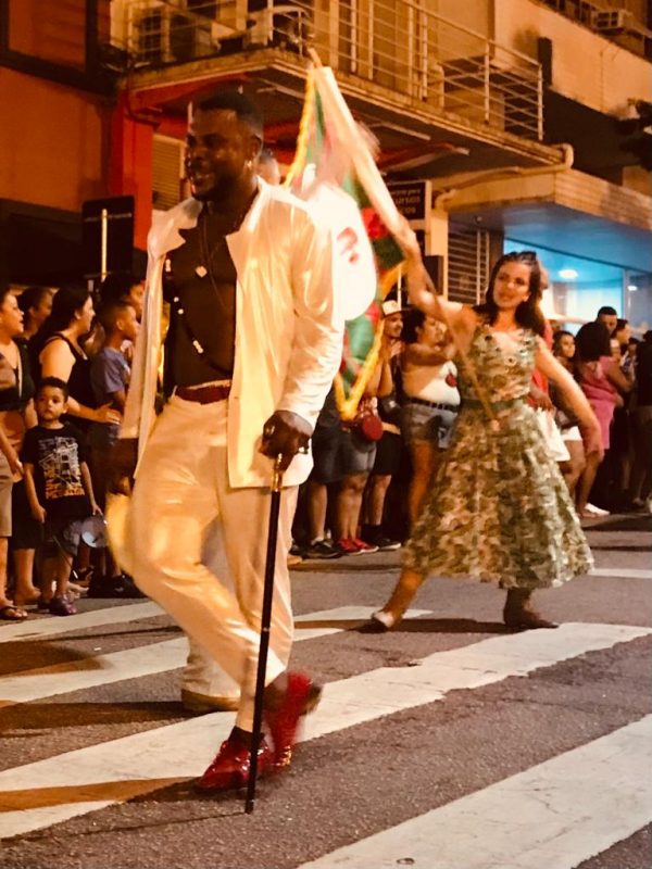 Enredo deste ano foi realizado por uma comissão de Carnaval formada por cinco integrantes: Christian Fonseca, Fernando Constâncio, Marcelo Dutra, Lucas Lopes e Luiz Paulanis – Foto: Rogério Rodrigues/Divulgação/ND