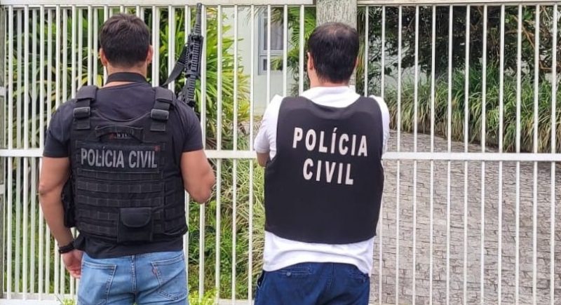 Pol&iacute;cia Civil cumpriu mandado de pris&atilde;o preventiva em Joinville – Foto: PCSC/Reprodu&ccedil;&atilde;o/ND