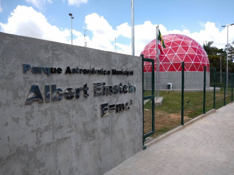 O Parque Astron&ocirc;mico Albert Einstein em Crici&uacute;ma foi inaugurado em 6 de janeiro deste ano. – Foto: Divulga&ccedil;&atilde;o