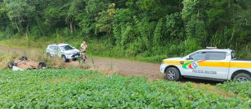 Ve&iacute;culo foi recuperado pela Pol&iacute;cia Militar Rodovi&aacute;ria Estadual. – Foto: PMRv/Divulga&ccedil;&atilde;o/ND
