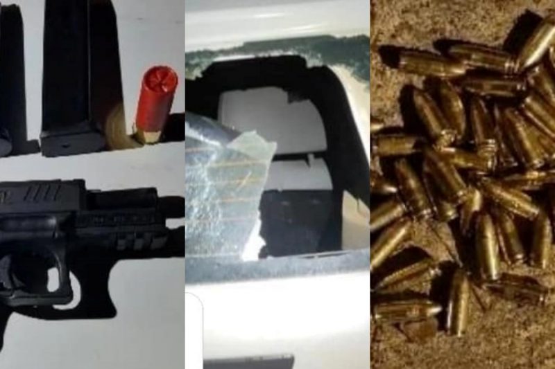 Um homem foi preso com uma arma e muni&ccedil;&otilde;es ap&oacute;s uma briga em Ipua&ccedil;u. &mdash; Foto: Pol&iacute;cia Militar/Reprodu&ccedil;&atilde;o/ND