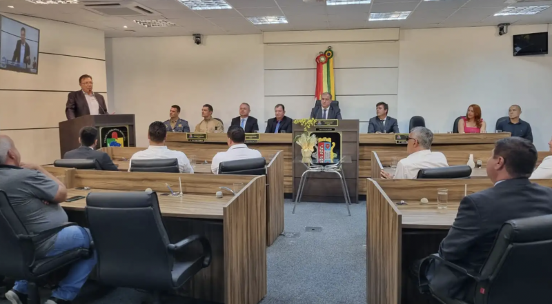 Matson Luis C&eacute; foi eleito por unanimidade para comandar a C&acirc;mara. – Foto: Prefeitura de S&atilde;o Jos&eacute;/Divulga&ccedil;&atilde;o/ND