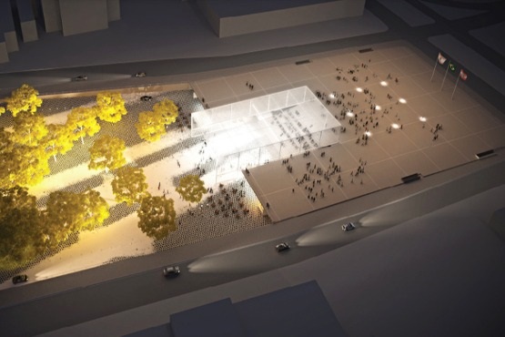 Projeto de revitaliza&ccedil;&atilde;o da pra&ccedil;a Tancredo Neves, em Florian&oacute;polis – Foto: Divulga&ccedil;&atilde;o/ND