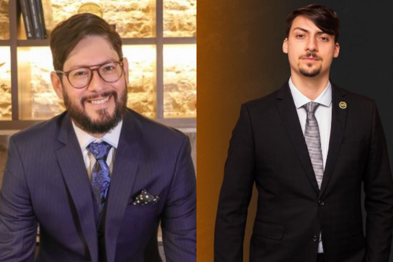 Influenciador &eacute; apontado como empres&aacute;rio de Renan Bolsonaro – Foto: Montagem/Imagens Instagram/ND