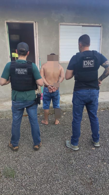 Homem investigado por praticar diversos crimes contra a companheira foi preso pela Polícia Civil