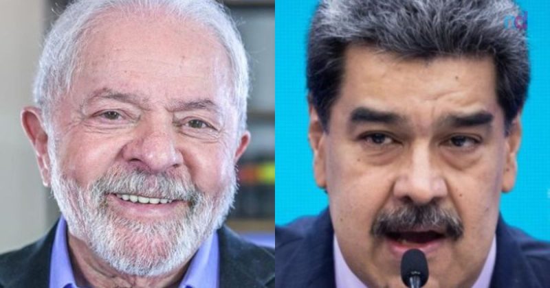 Presidente do Brasil Luiz Inácio Lula da Silva e Presidente da Venezuela Nicolás Maduro