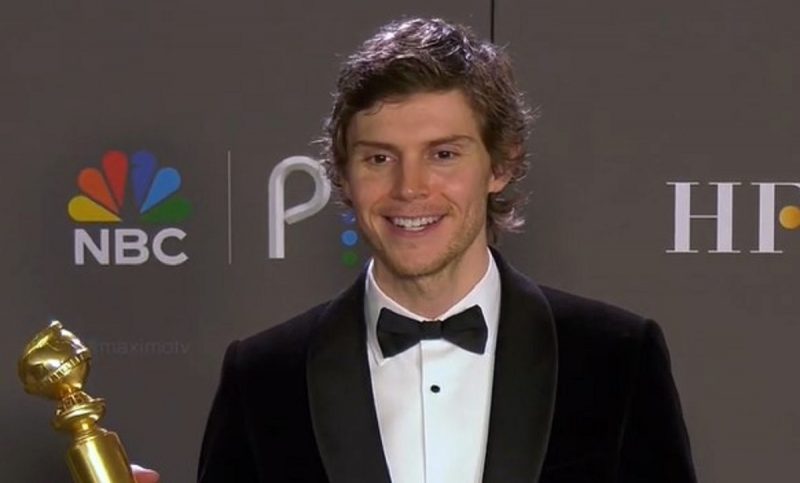 Ator Evan Peters venceu pr&ecirc;mio de melhor ator por sua atua&ccedil;&atilde;o na s&eacute;rie Dahmer – Foto: Reprodu&ccedil;&atilde;o Youtube