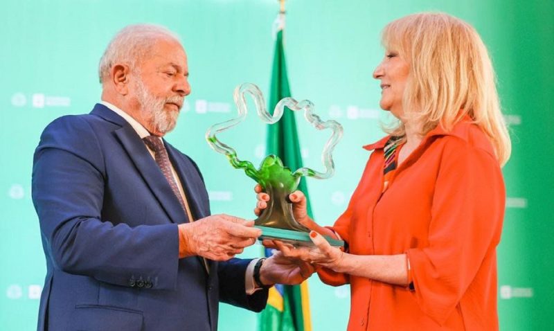 Lula recebe homenagem no Uruguai por suas gest&otilde;es na preserva&ccedil;&atilde;o pelo meio-ambiente – Foto: Ricardo Stuckert /PR